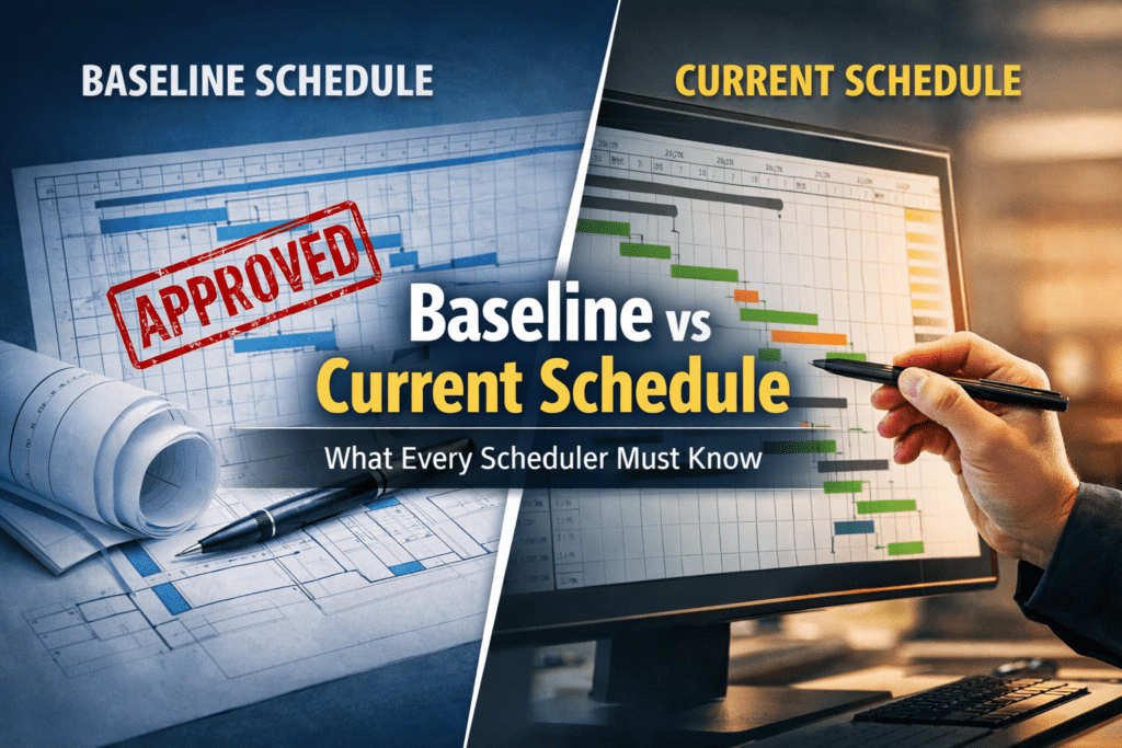 Baseline Schedulevs. Current Schedule
